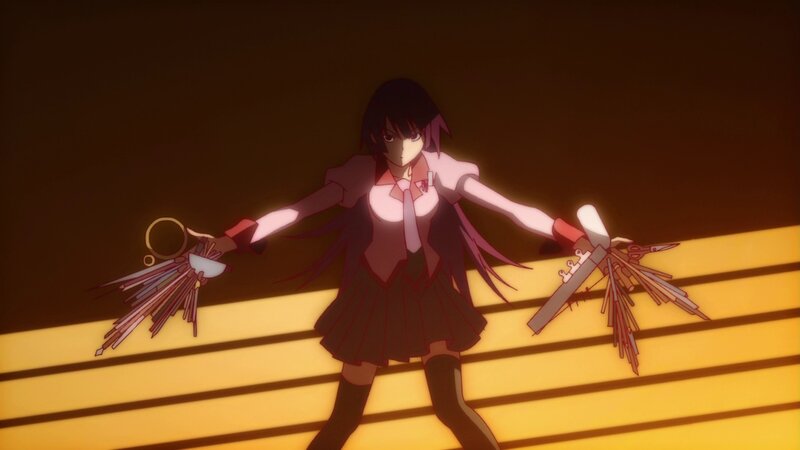 Anime Girl with Weapons — Brown