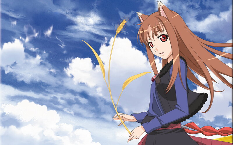 anime girl with wheat