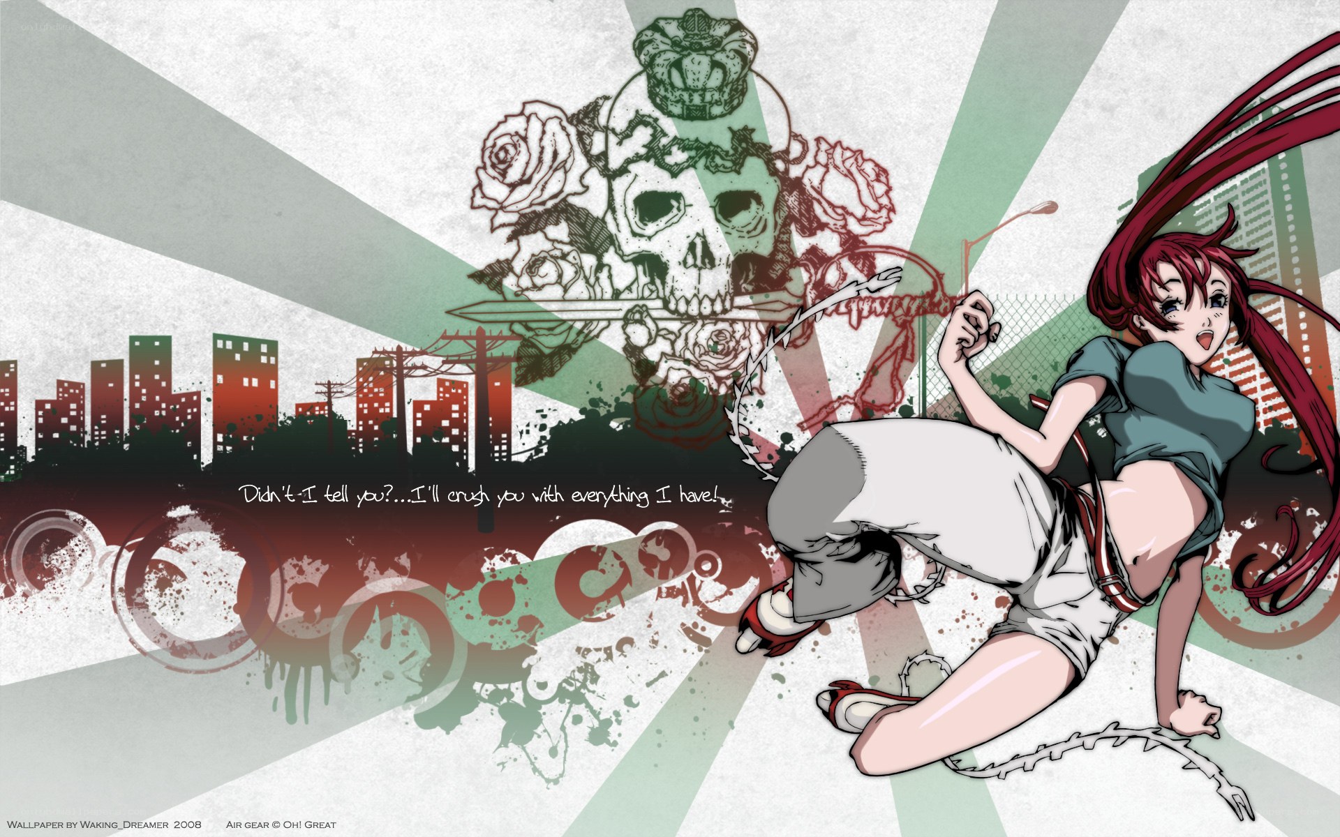 anime girl with whip