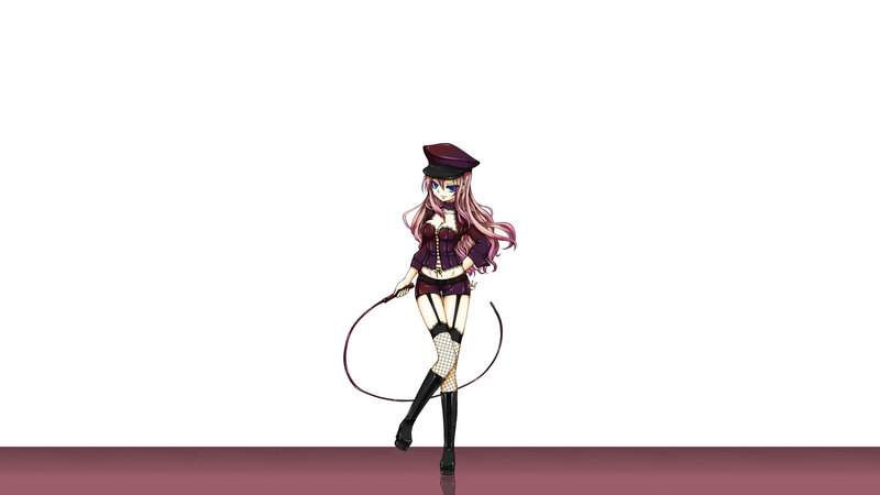 anime girl with whip
