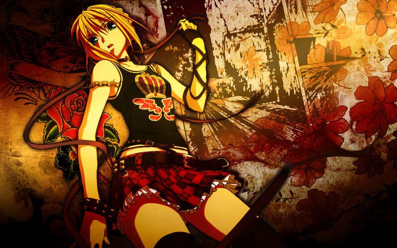 anime girl with whip