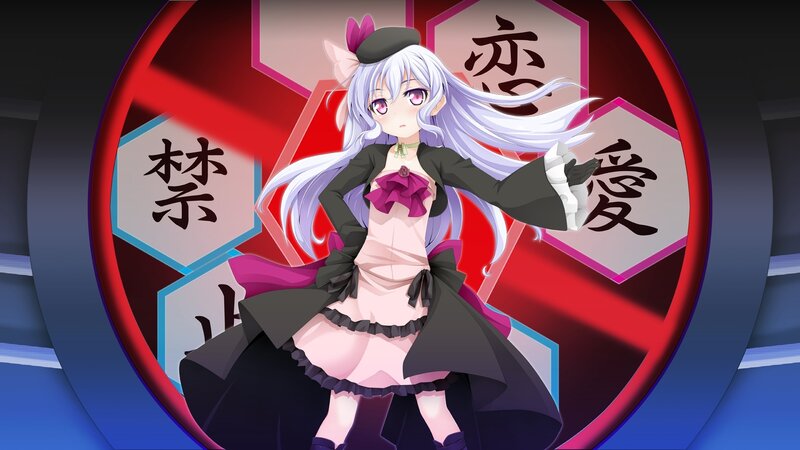 Anime Girl with White Hair — Dramatic, Hat