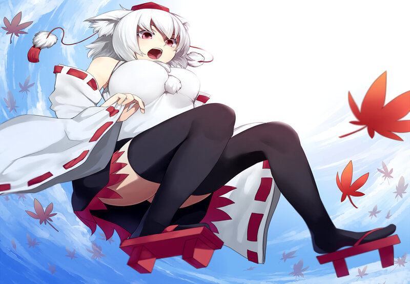 Anime Girl with White Hair — Dynamic