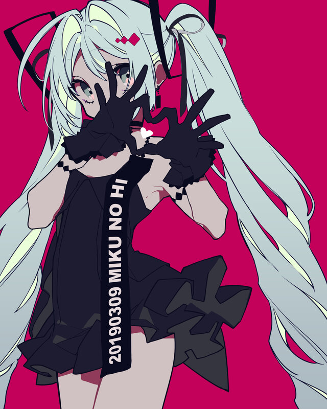Anime Girl with White Hair — Pink, Dramatic, Digital Art, Gloves