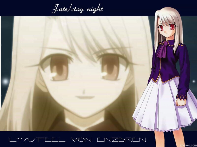 Anime Girl with White Hair — Purple, Dramatic, Night, School Uniform