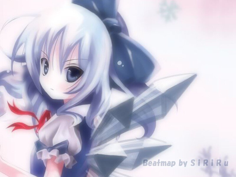 Anime Girl with White Hair — Serene, Winter, Digital Art