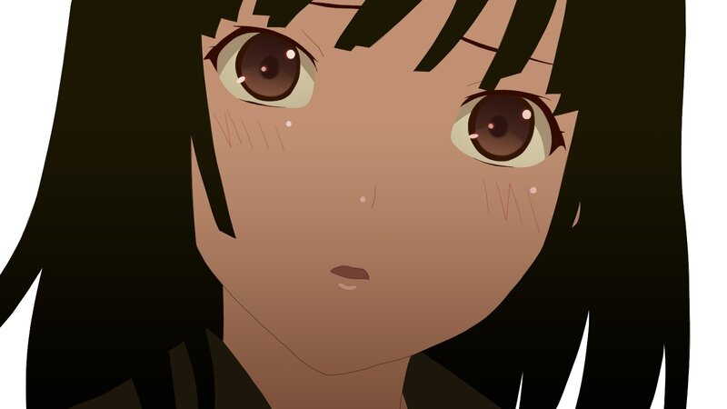 anime girl with wide eyes