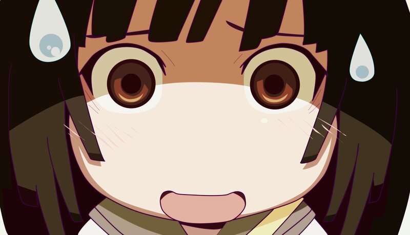 anime girl with wide eyes