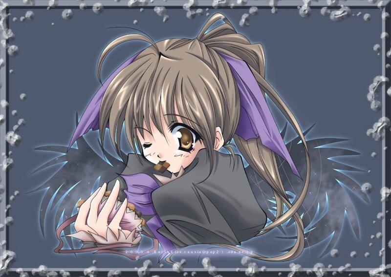 anime girl with wings