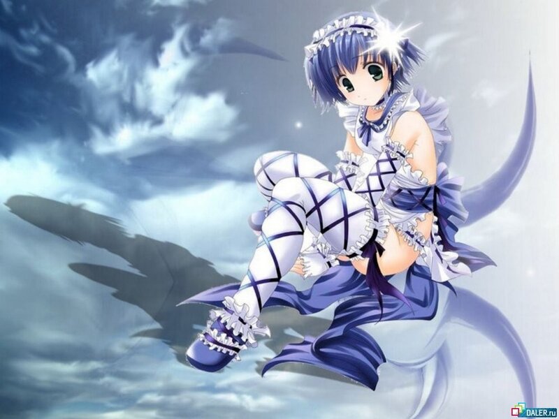 anime girl with wings