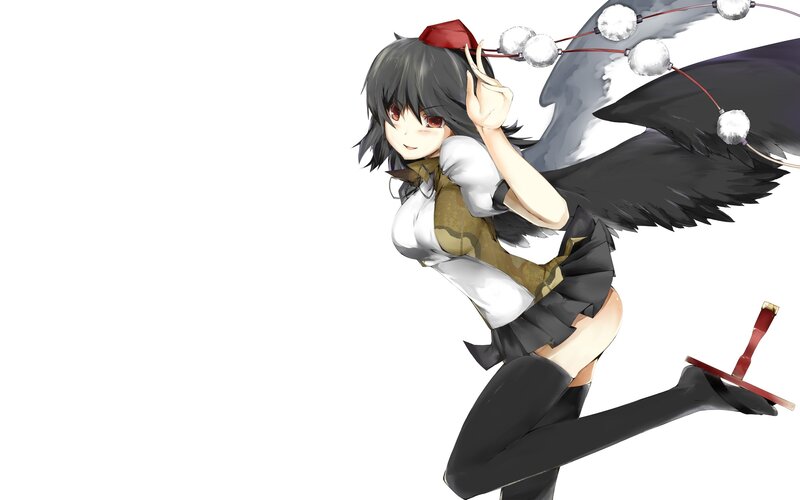 anime girl with wings
