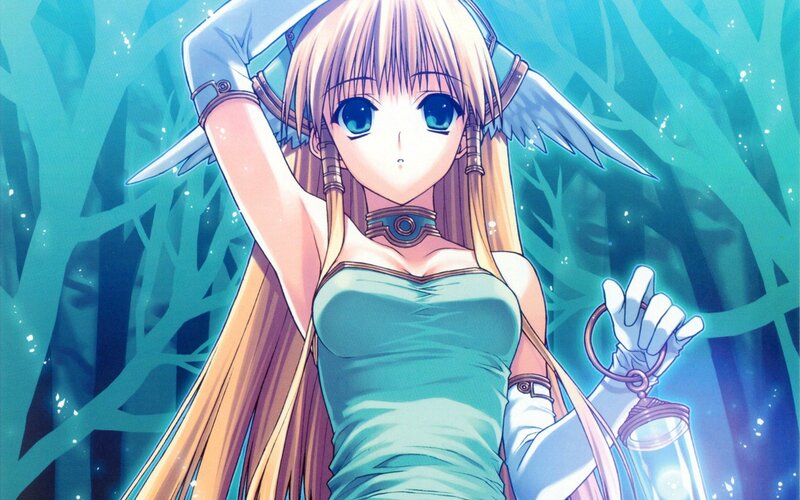 anime girl with wings