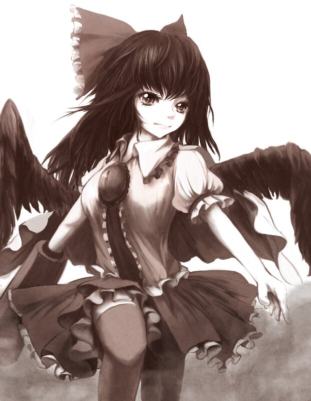 anime girl with wings