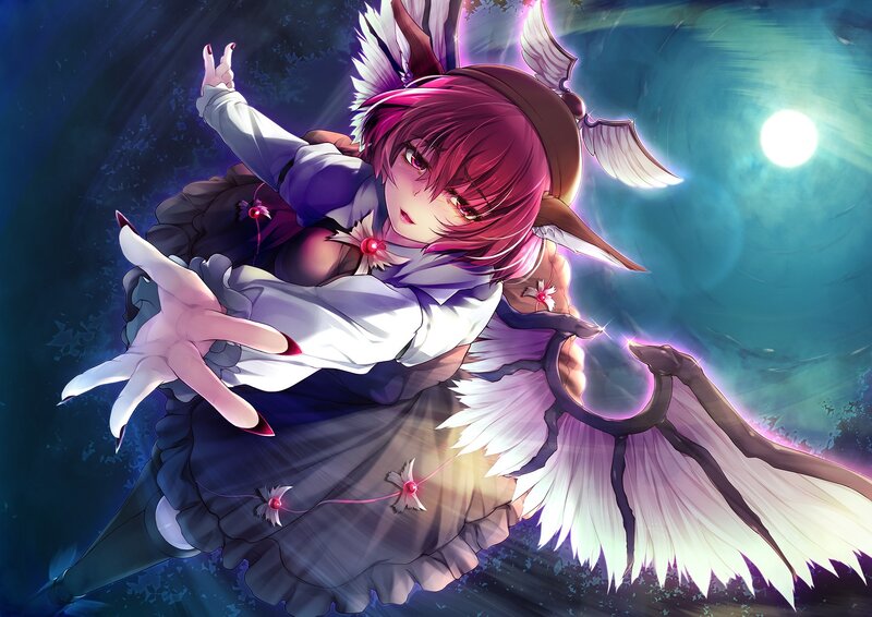 anime girl with wings