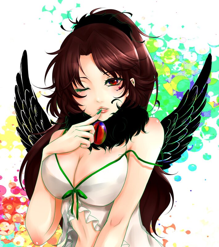 anime girl with wings