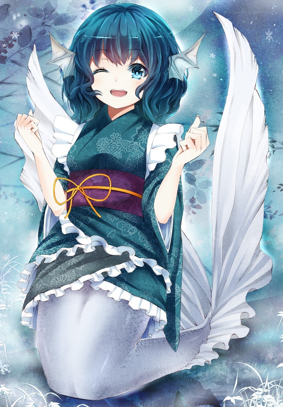 anime girl with wings
