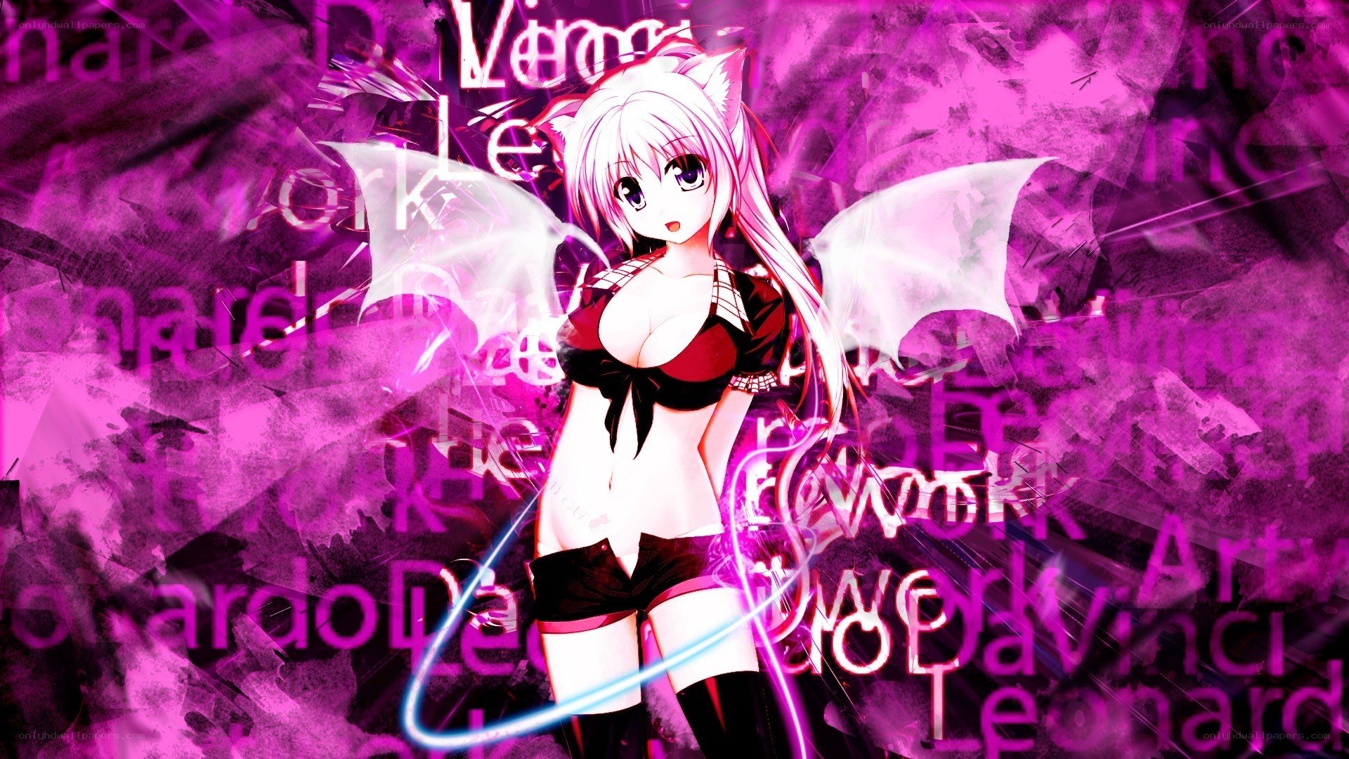 anime girl with wings