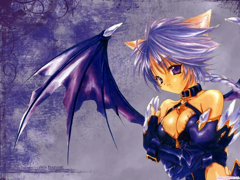 anime girl with wings