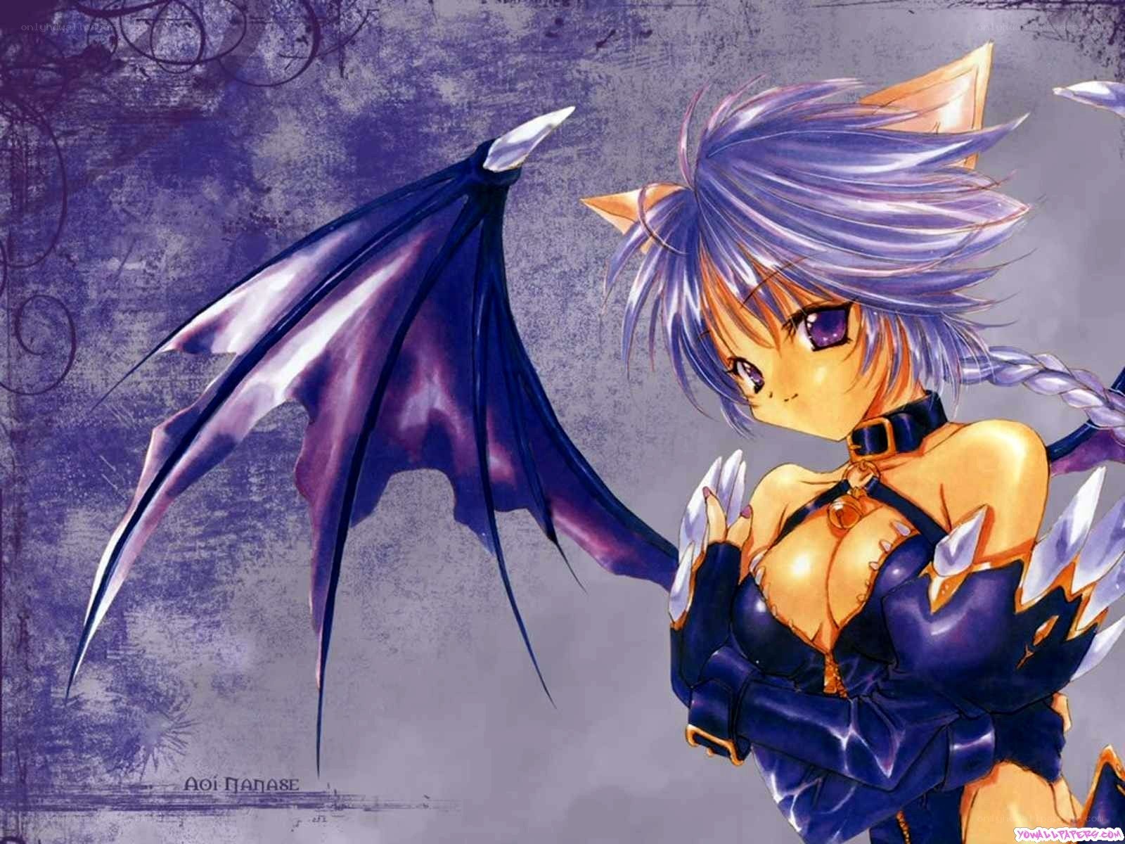 anime girl with wings