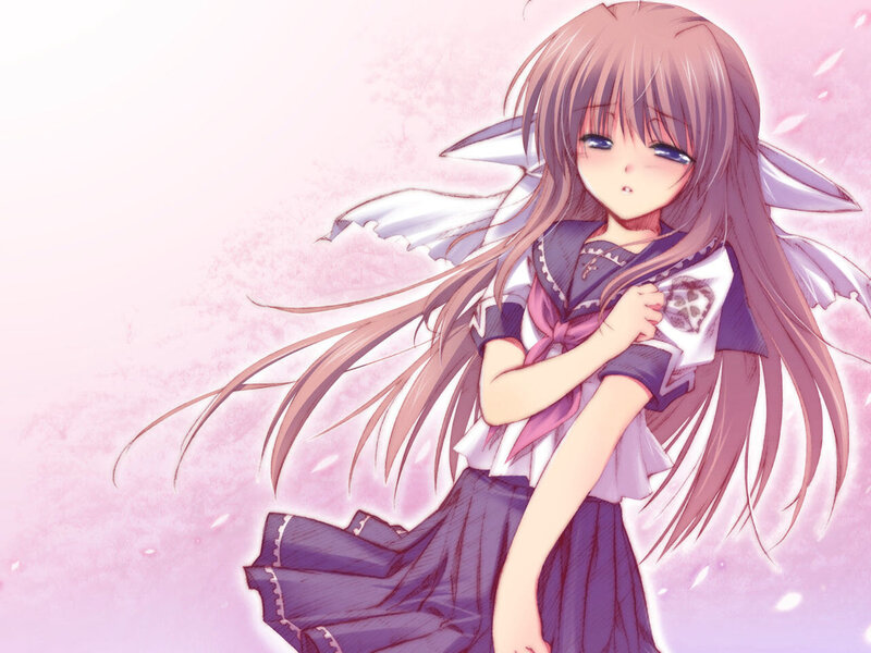 anime girl with wings