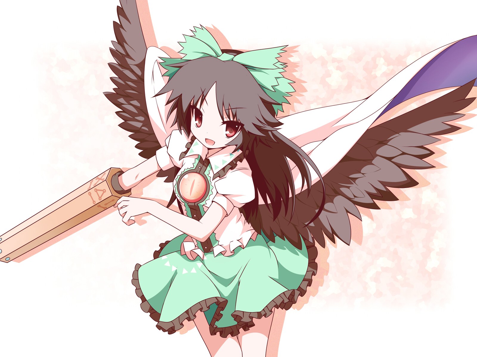 anime girl with wings