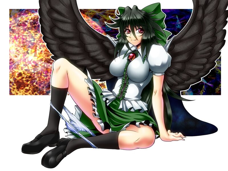 anime girl with wings