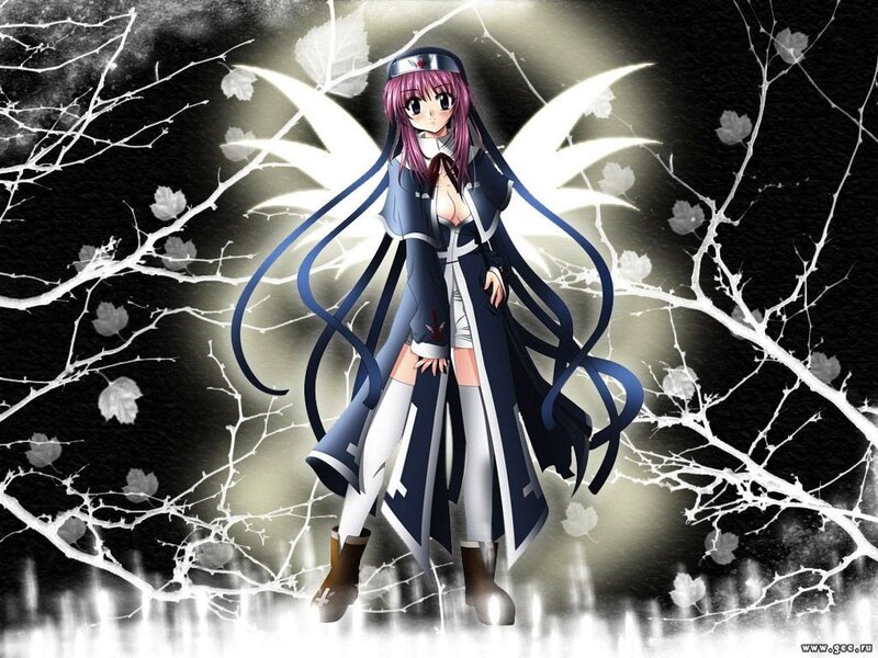 anime girl with wings
