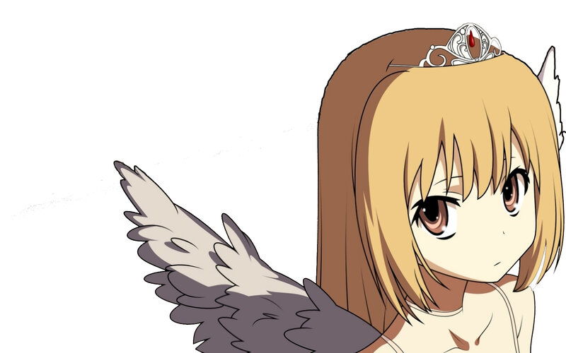 anime girl with wings