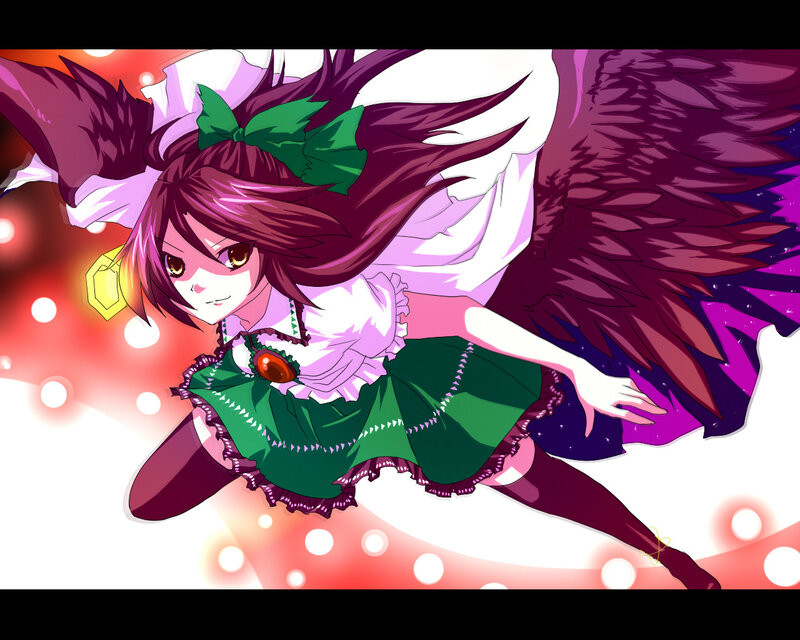 anime girl with wings