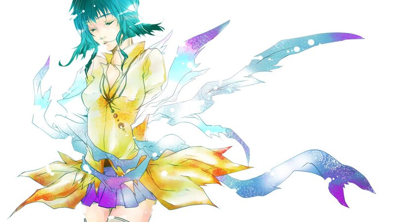 anime girl with wings