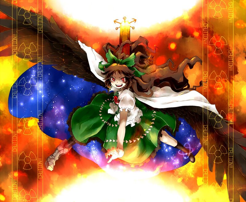 Anime girl with wings and sword