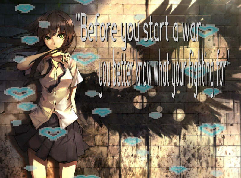 Anime Girl with Wings — Brown, Dramatic, Afternoon
