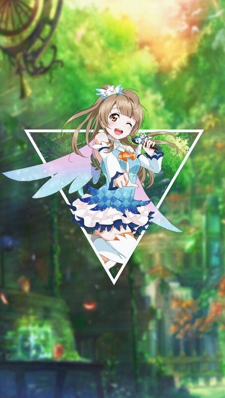 Anime Girl with Wings — Green, Cheerful, Afternoon