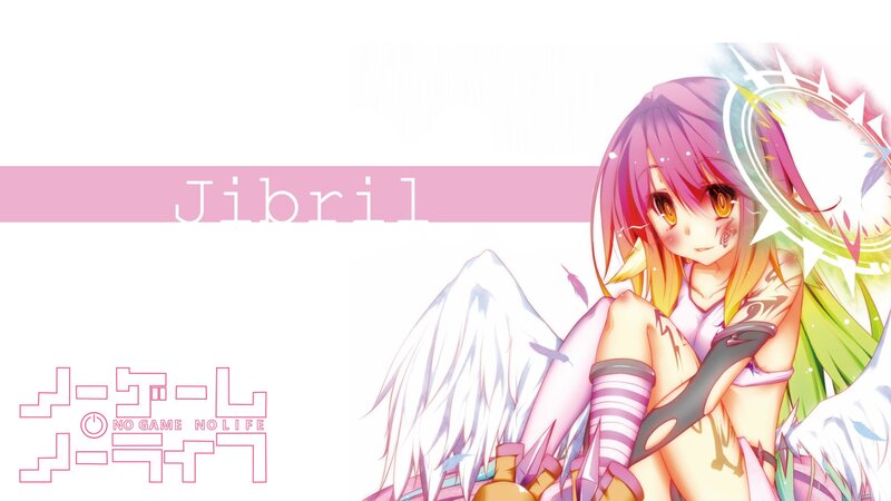 Anime Girl with Wings — Pink, Dramatic, Text
