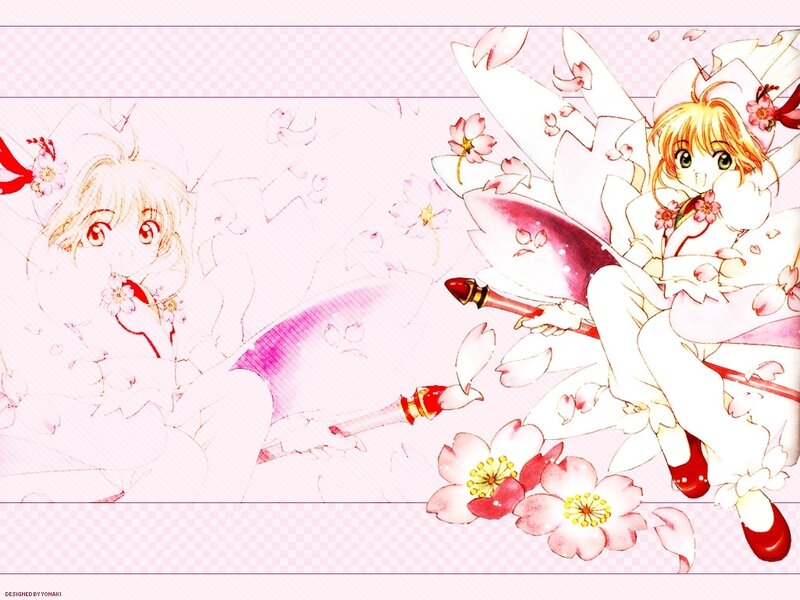 Anime Girl with Wings — Pink, Dreamy, Spring