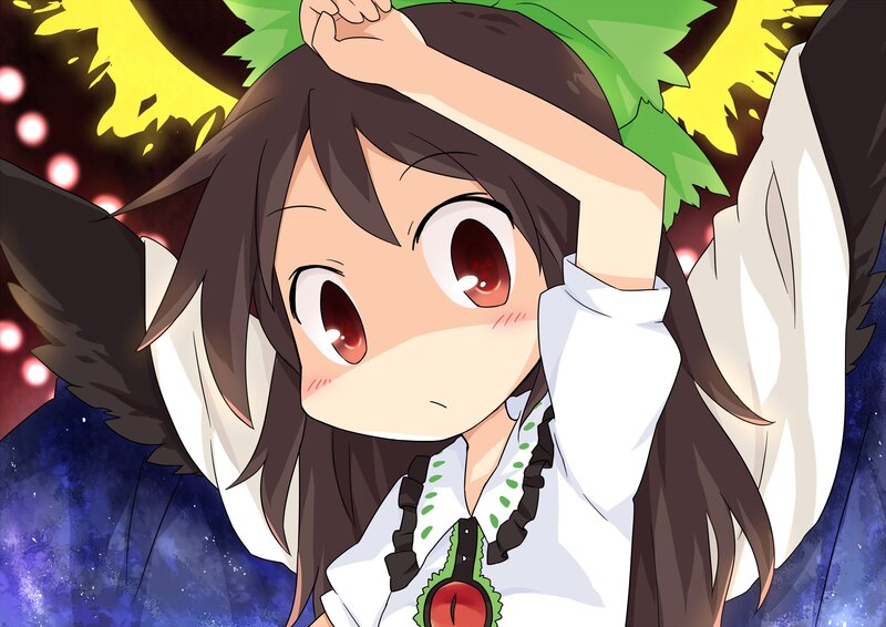 Anime Girl with Wings — White, Dramatic, Night, Eyes