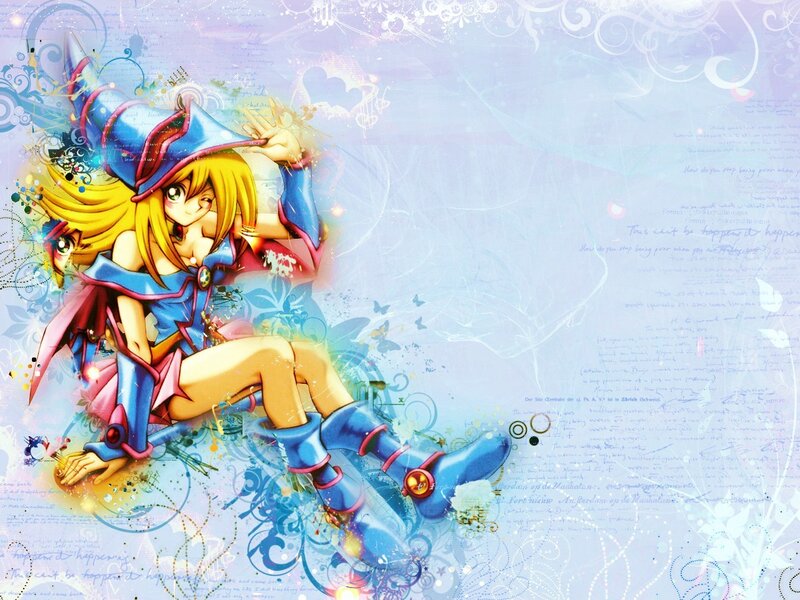 anime girl with wizard hat