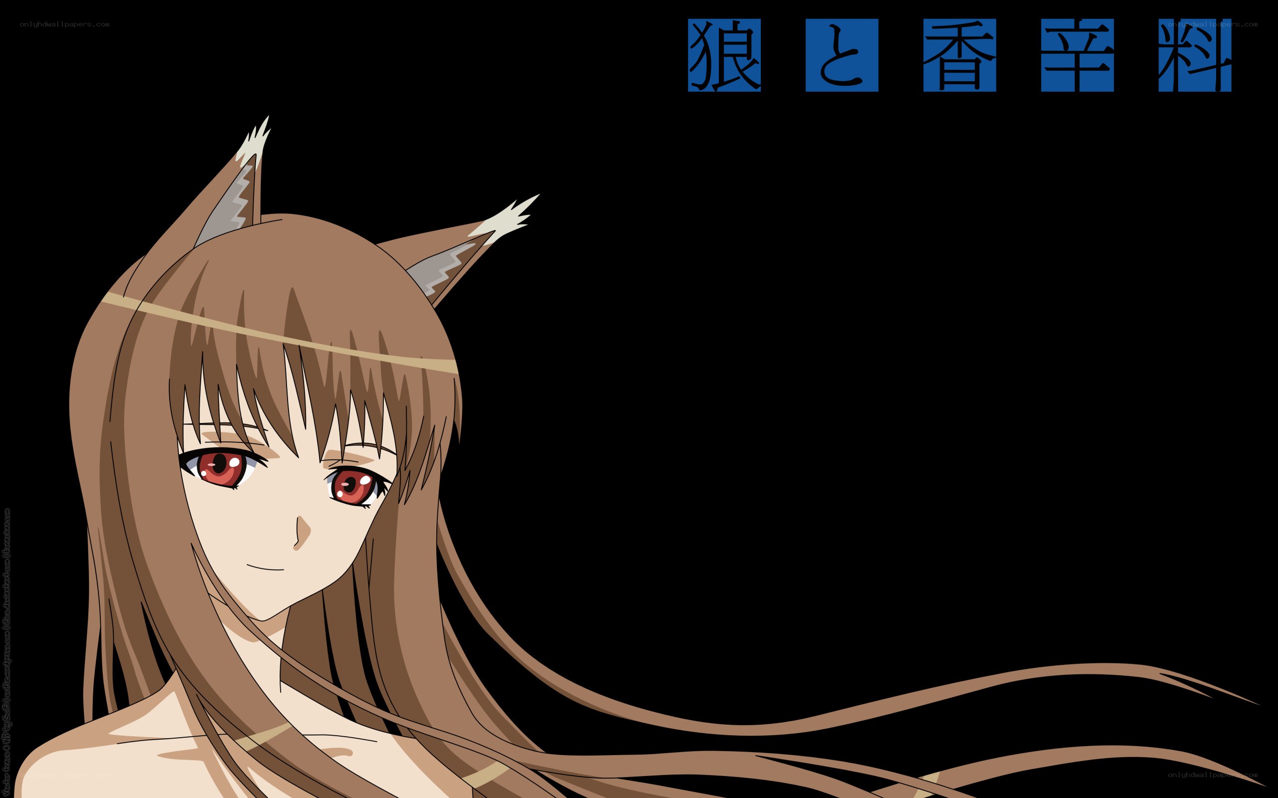 anime girl with wolf ears