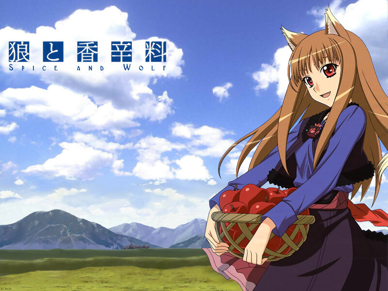 Anime Girl with Wolf Ears — Blue, Serene