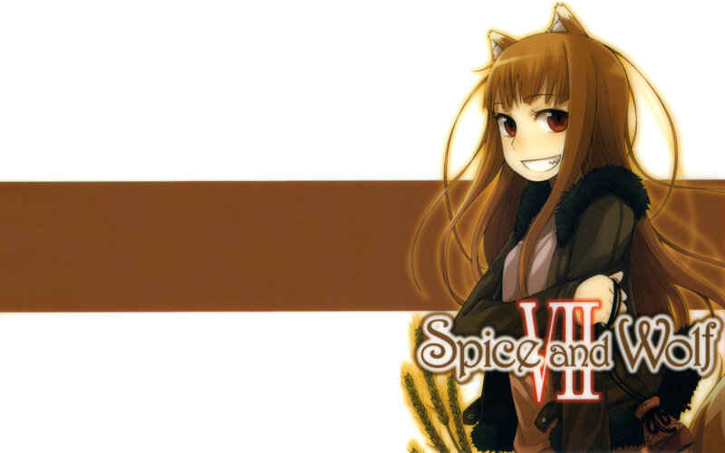 Anime Girl with Wolf Ears — Brown