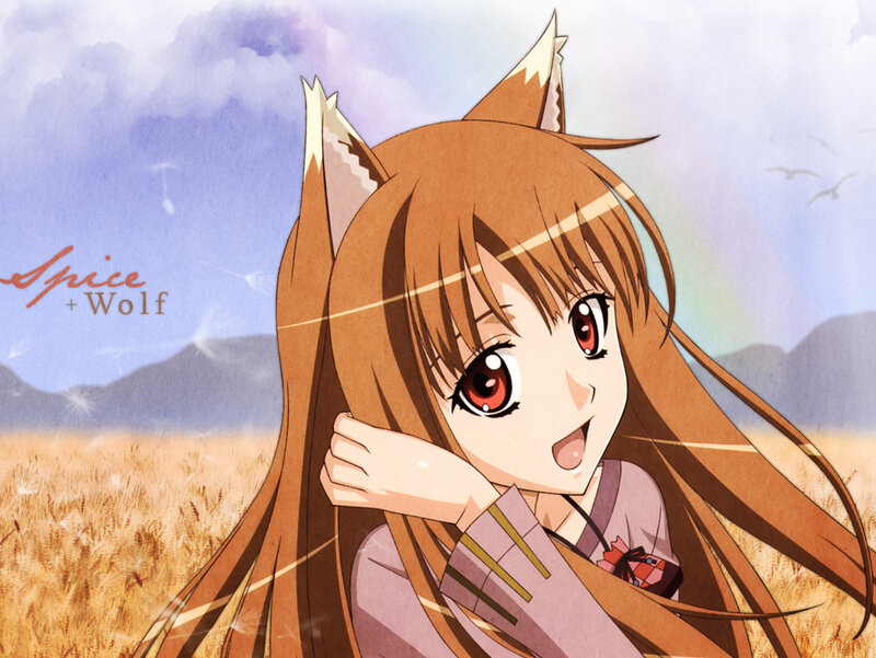 anime girl with wolf ears