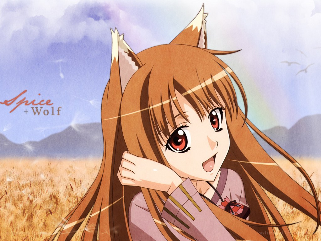 anime girl with wolf ears