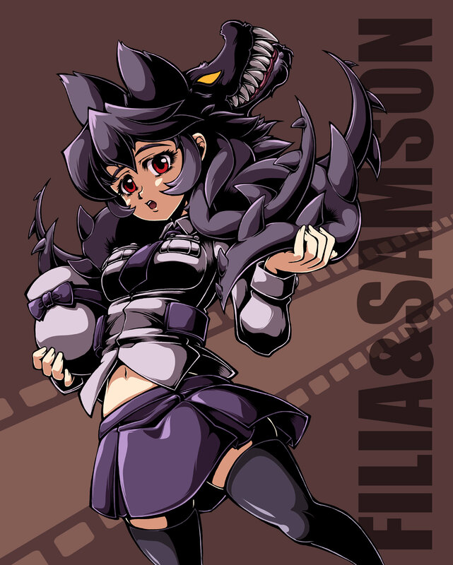 Anime Girl with Wolf Head