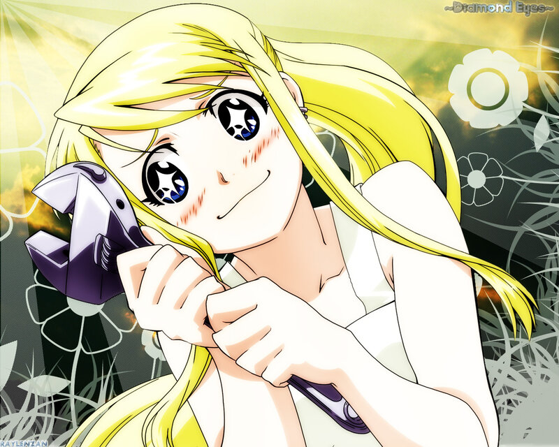 Anime girl with wrench