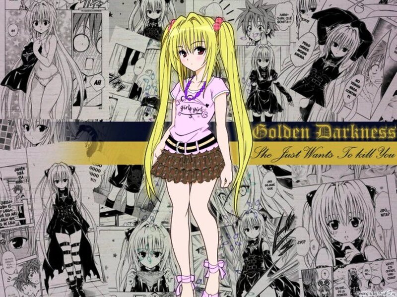 Anime Girl with Yellow Hair — Dramatic, Manga Panels
