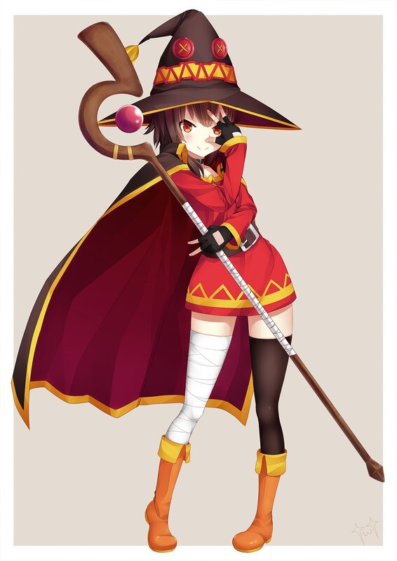 Anime Girl Wizard — Red