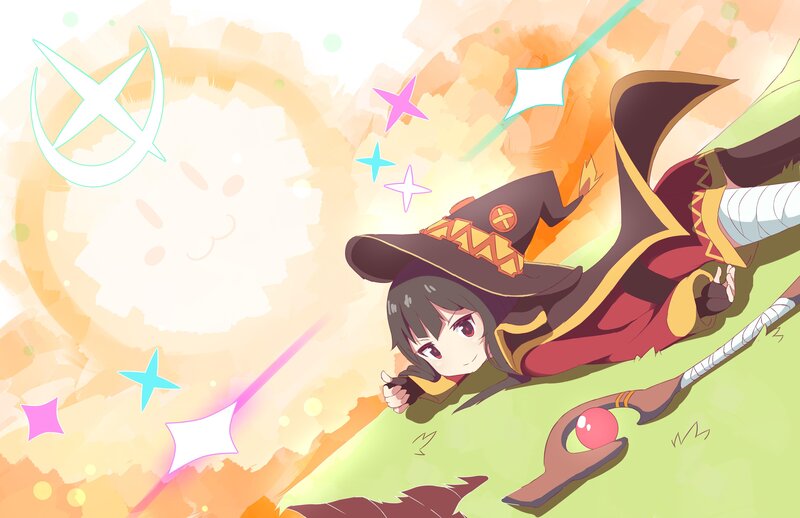Anime Girl Wizard — Yellow