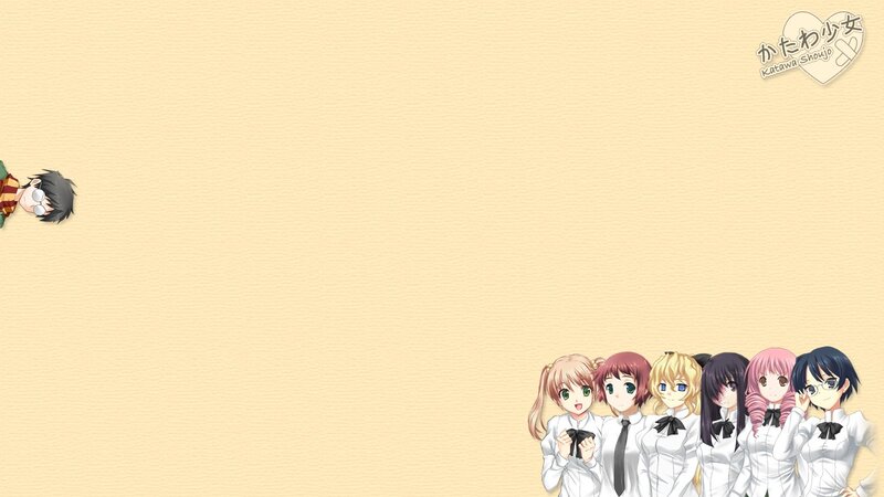 anime girls and boy wallpaper