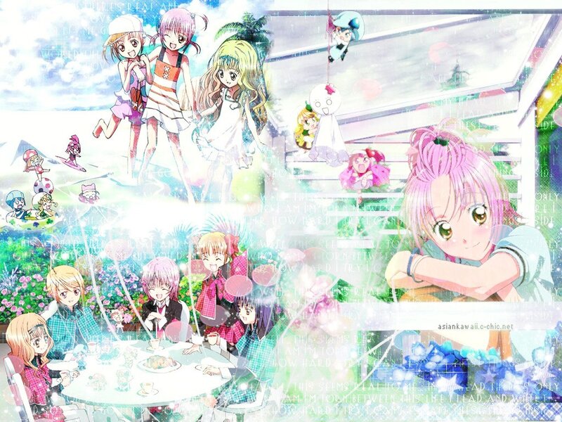 Anime girls at a beach party