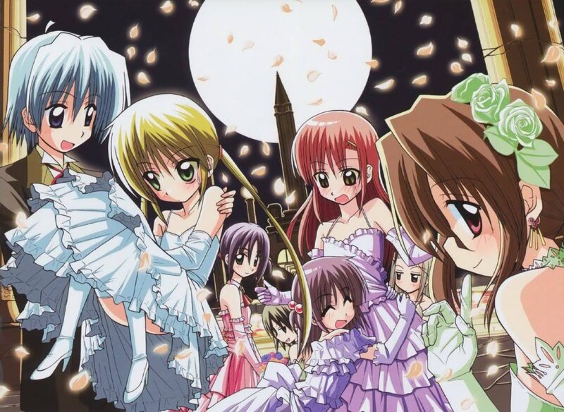 anime girls at a nighttime party